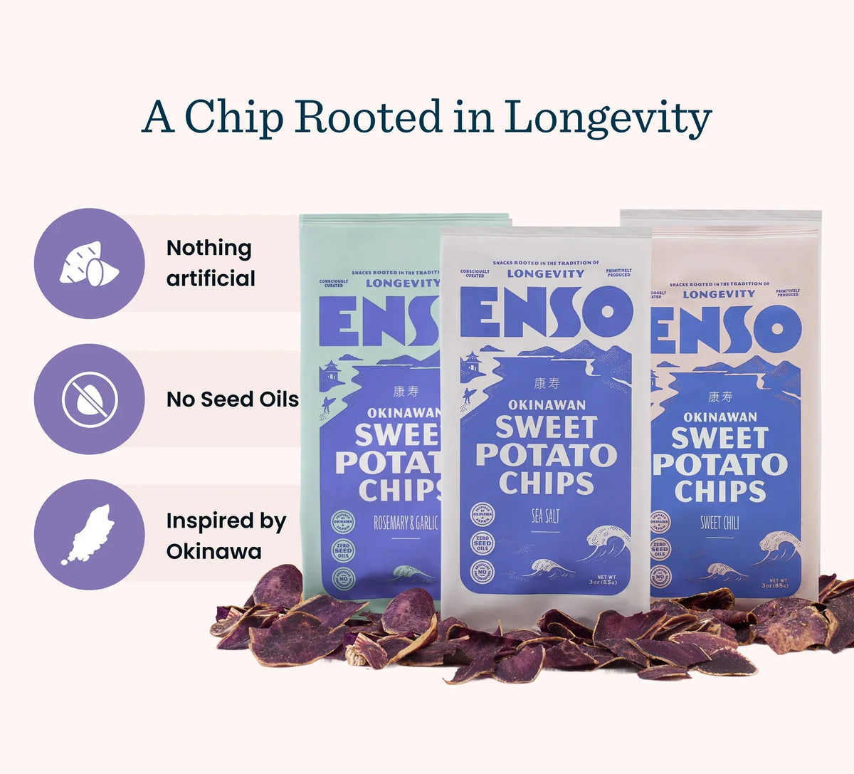 Enso Owinawa Sweet Potato Chips