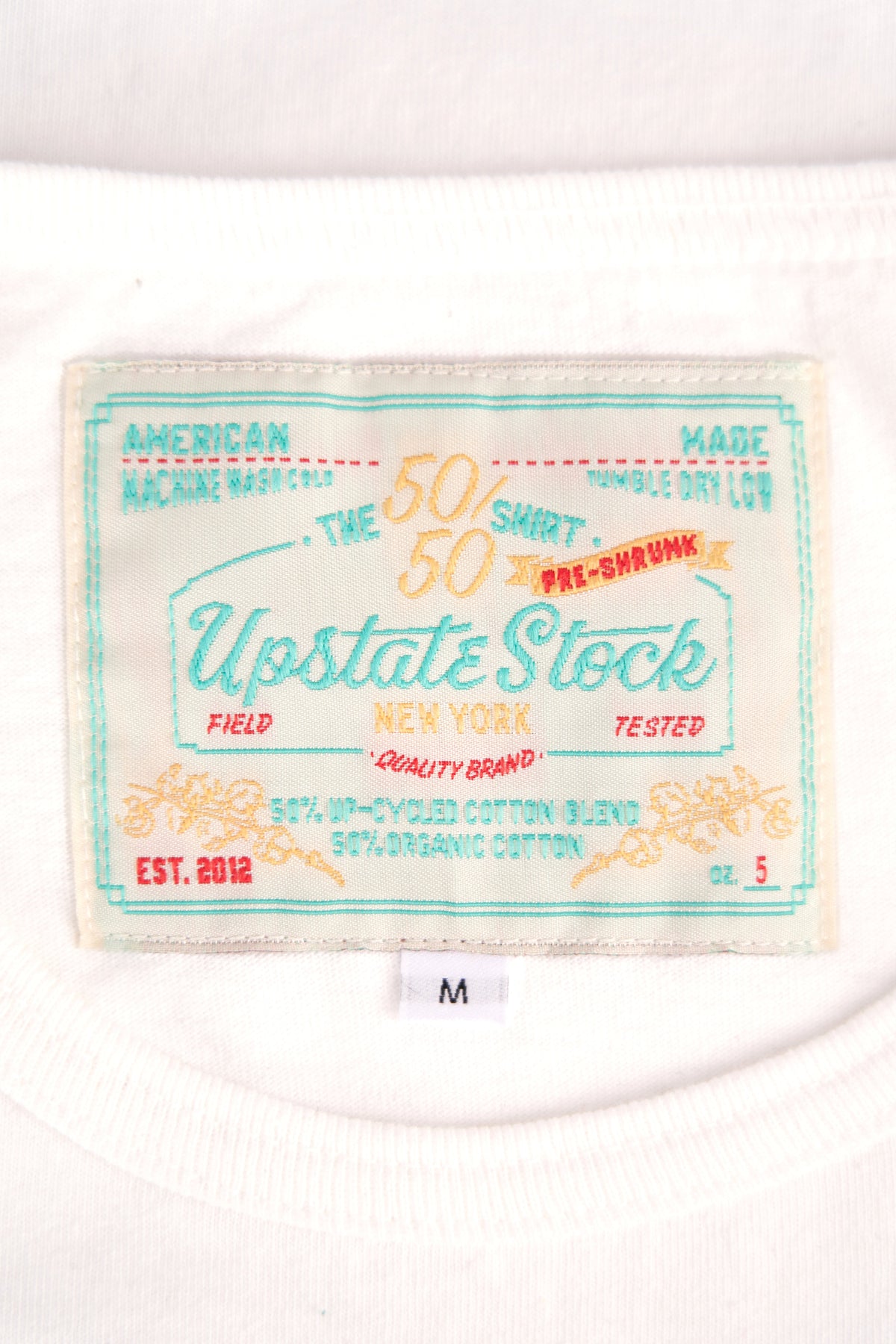 The 50/50 Shirt - CLASSIC TEE - Rolling Waves x Upstate Stock - NY to Nosara Hand