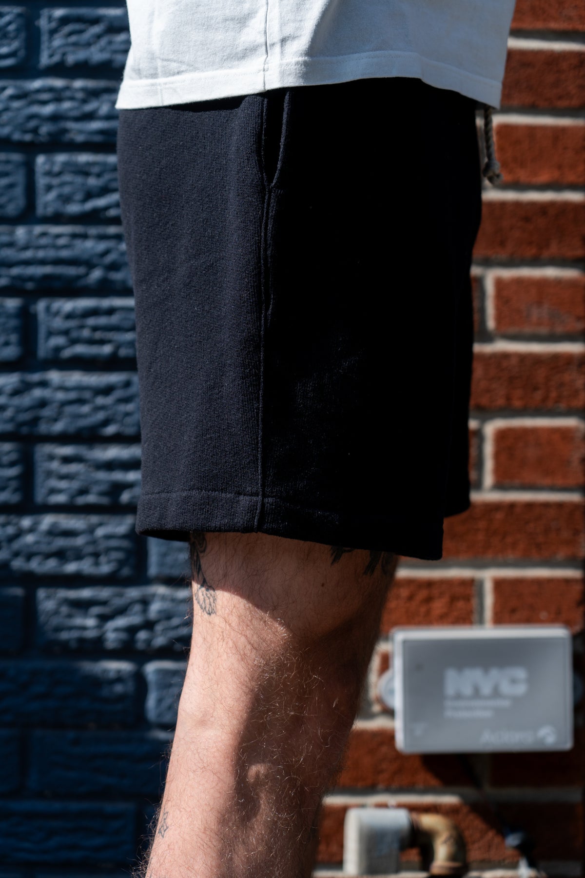 The Standard Short Upcycled Cotton Terry  - Creek Pebble Grey