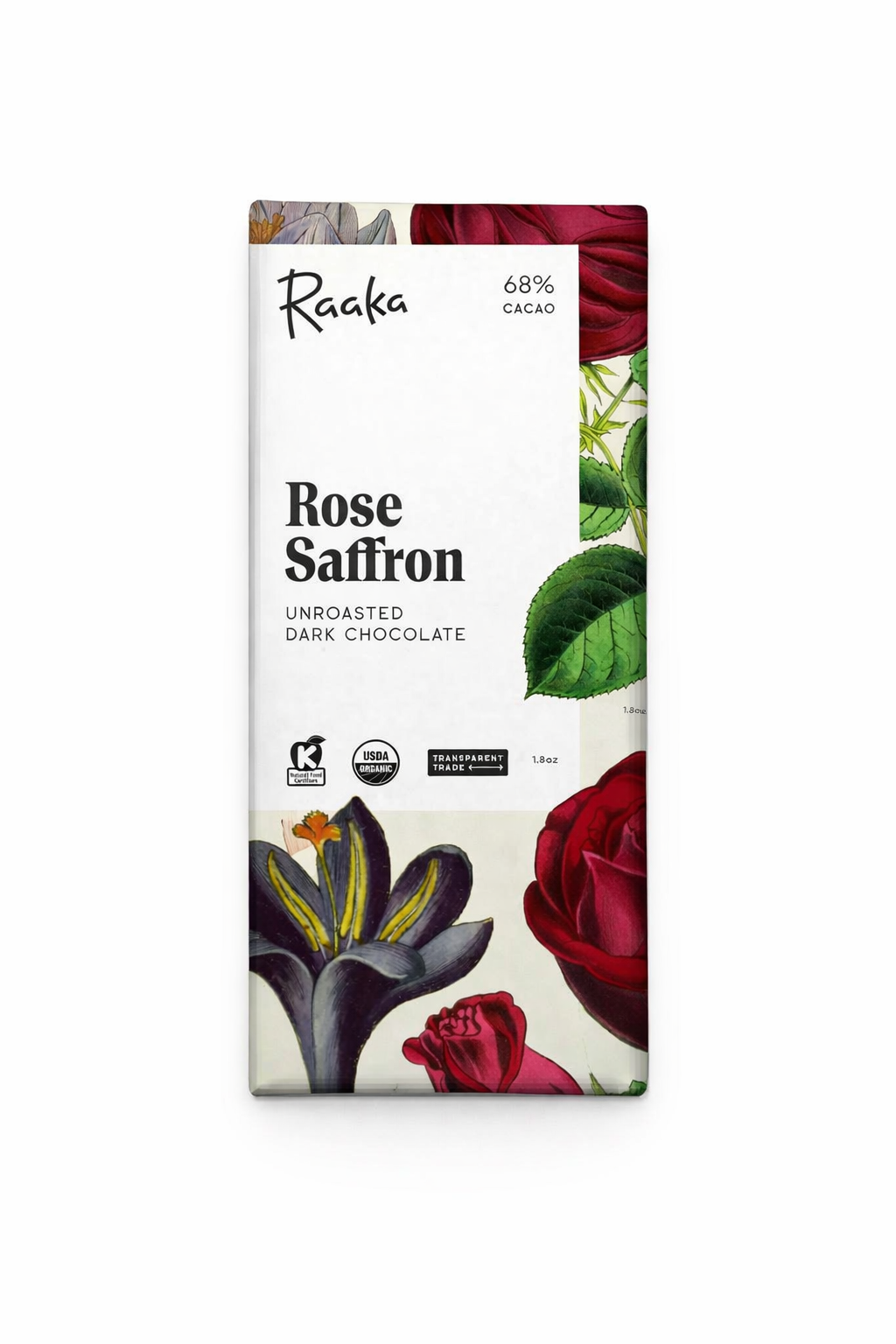 Raaka Chocolate -Rose Saffron - Botanical Series