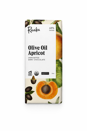 Raaka Chocolate -Olive Oil and Apricot - Botanical Series