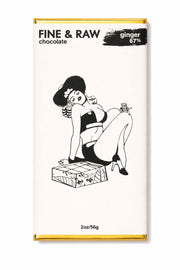 Fine & Raw Chocolate - Brooklyn Bonnie Ginger 2oz