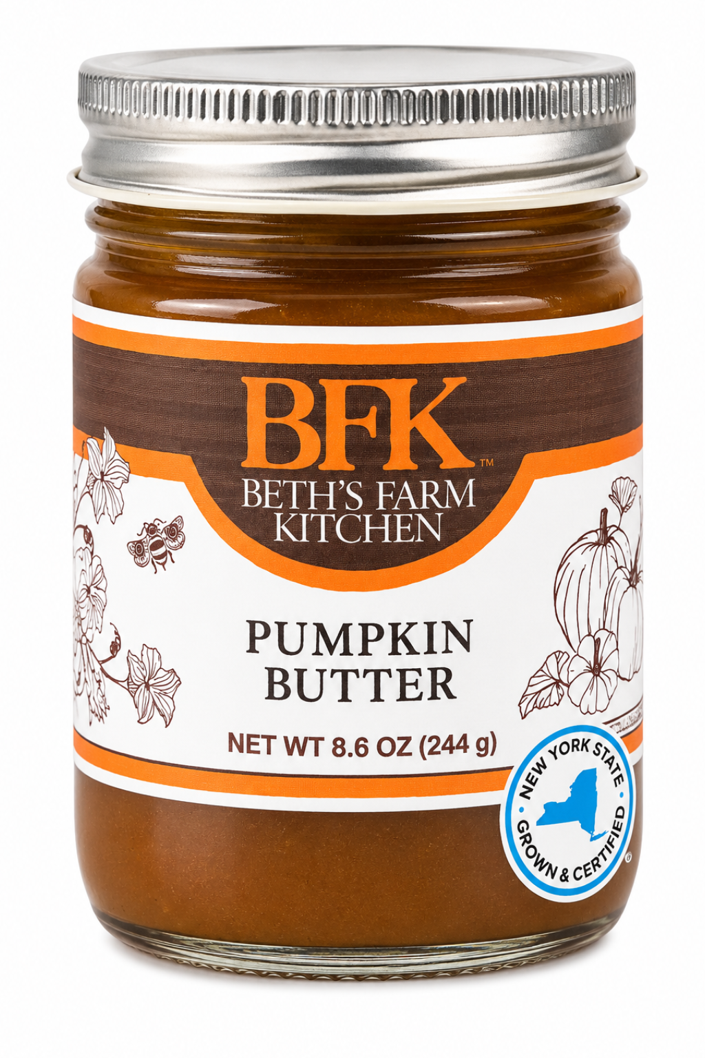 Beth's Farm Kitchen - Pumpkin Butter - Low Sugar