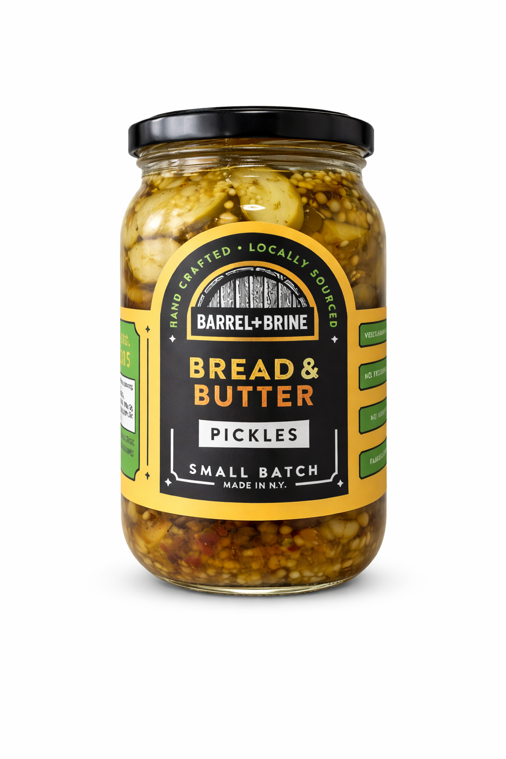 Barrel + Brine - BREAD & BUTTER PICKLES