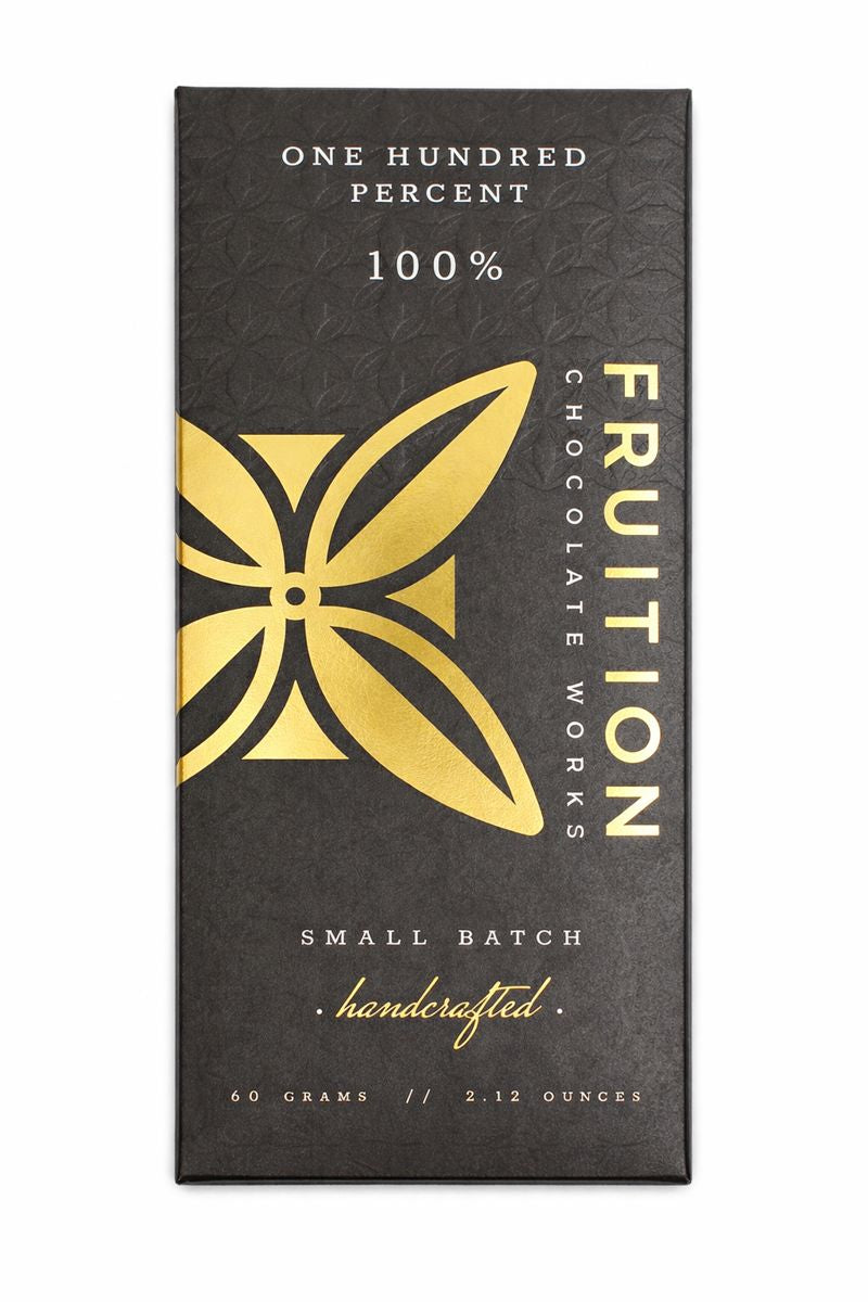 Fruition Chocolate - 100% Dark Chocolate