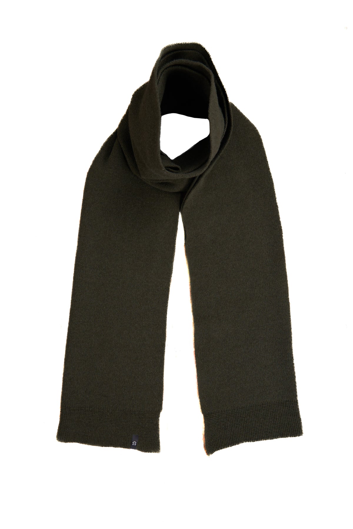 Black Merino Wool and Recycled PET Everyday Scarf