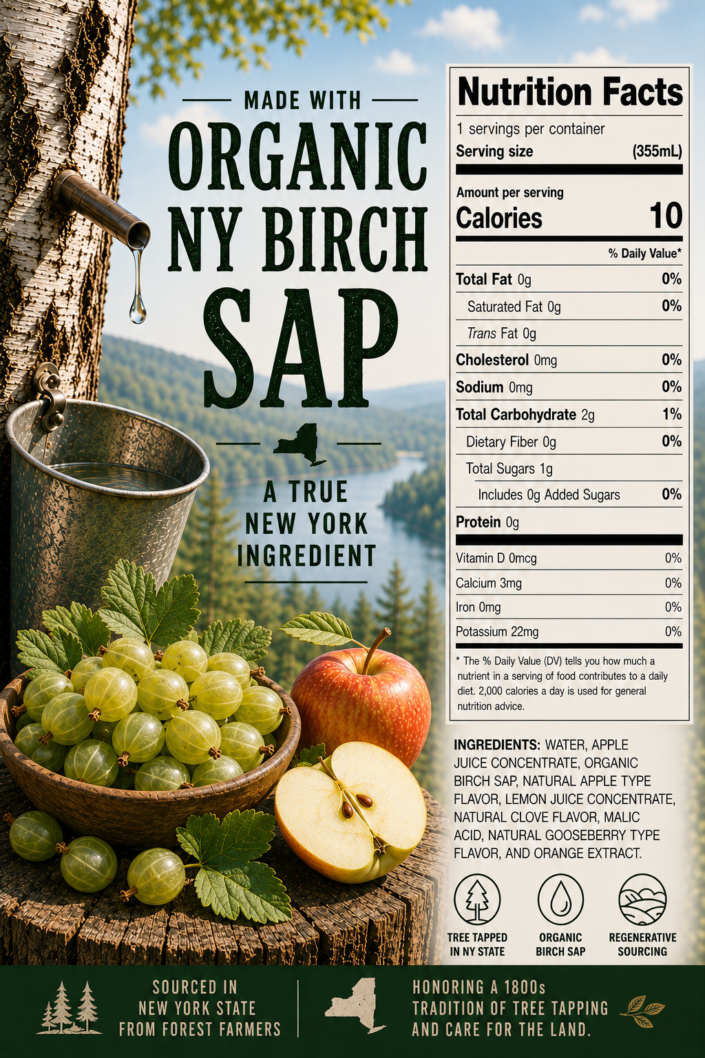 Variety Pack! Birch Sap Seltzer