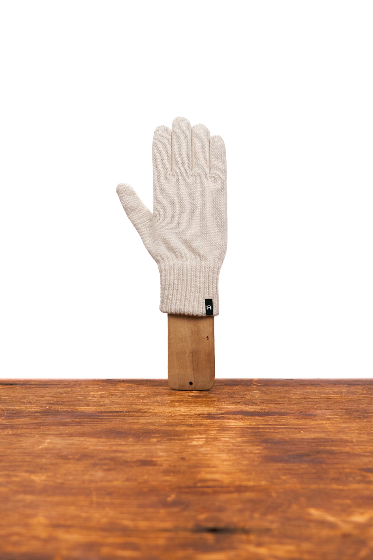 Mushroom Merino Wool and Recycled PET Full Finger Gloves
