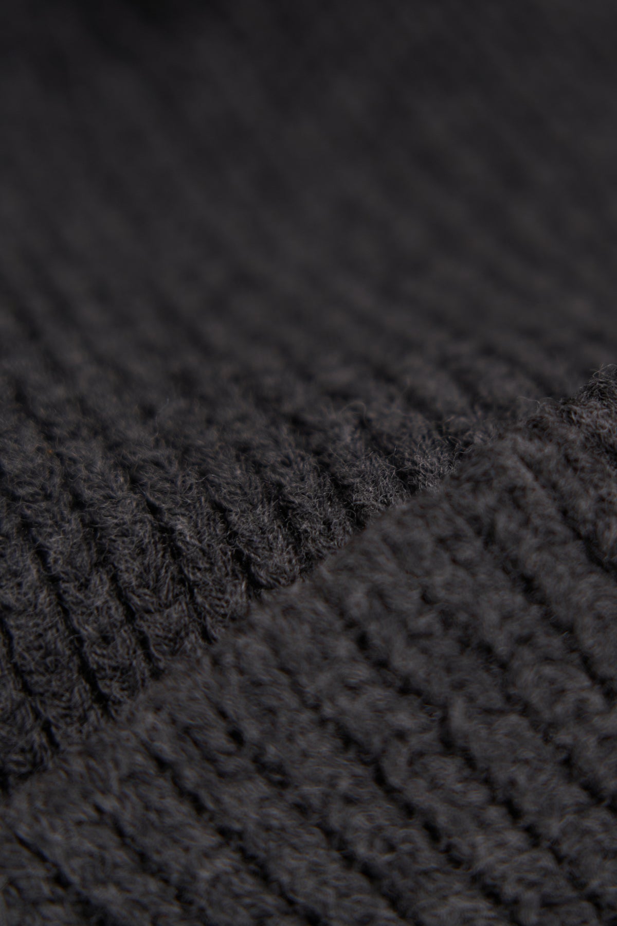 Charcoal Merino Wool and Recycled RPET "In The City" Beanie