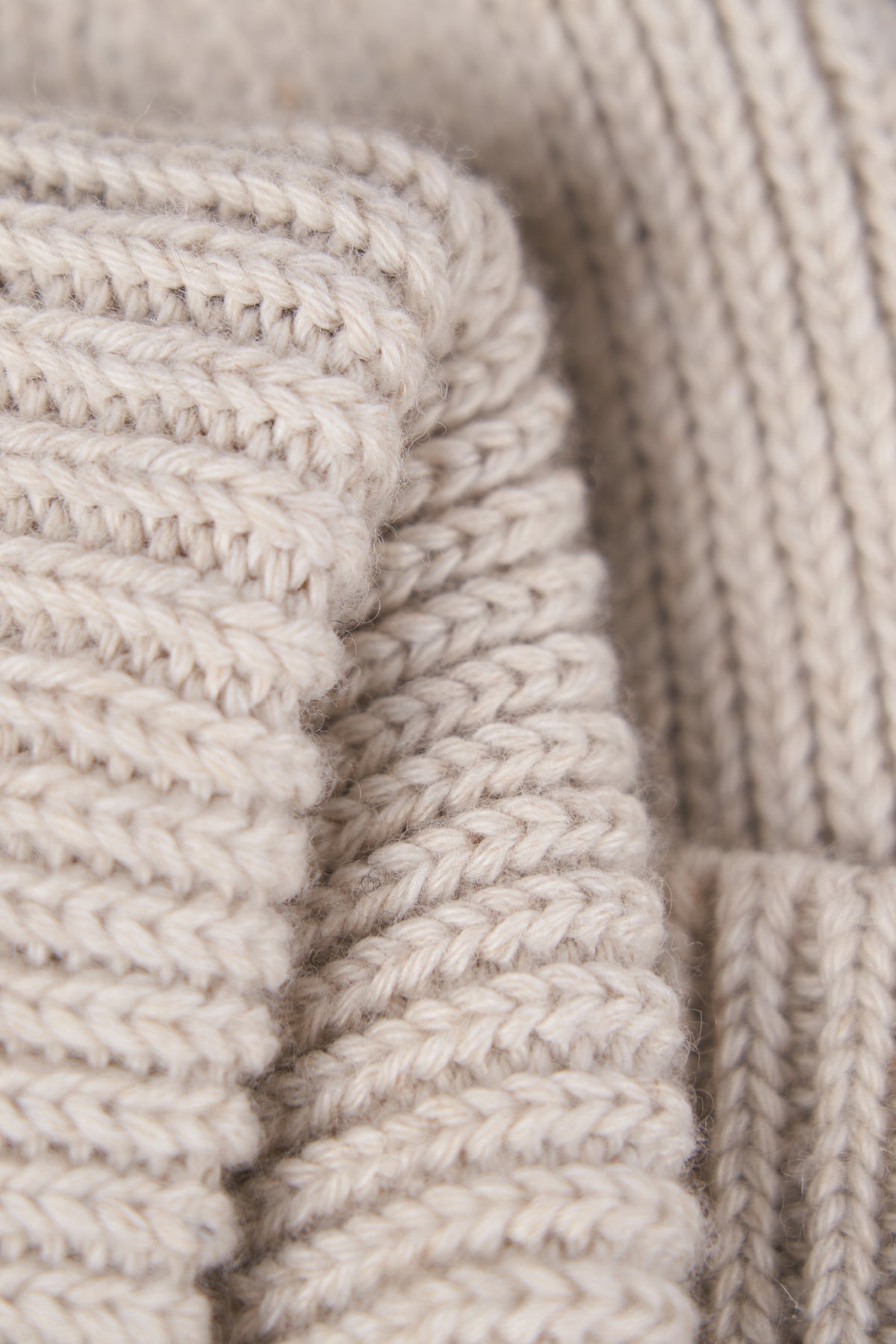 Mushroom Merino Wool and Recycled RPET "In The City" Beanie