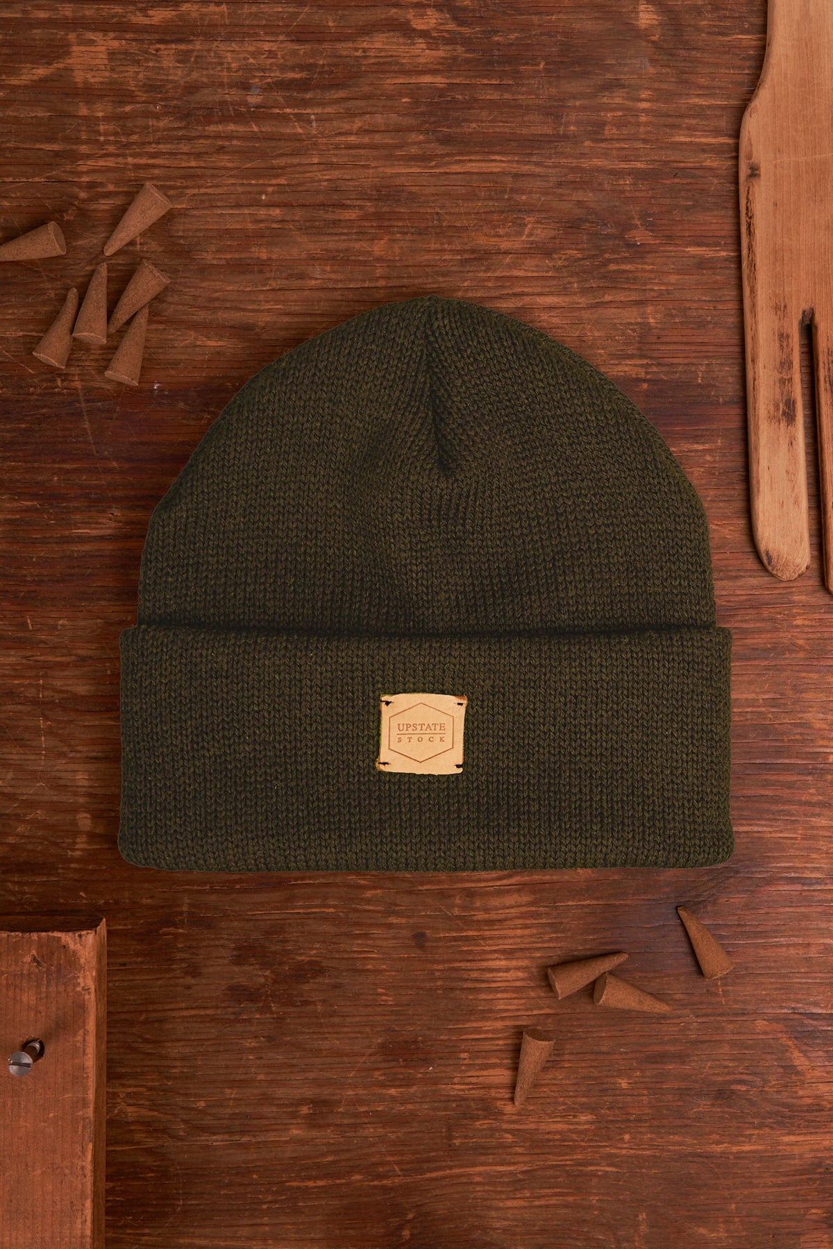 Moss Yarn Dyed Super Fine Merino Beanie