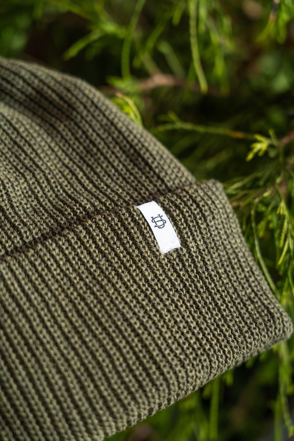 Thicket Green Upcycled Cotton Watchcap
