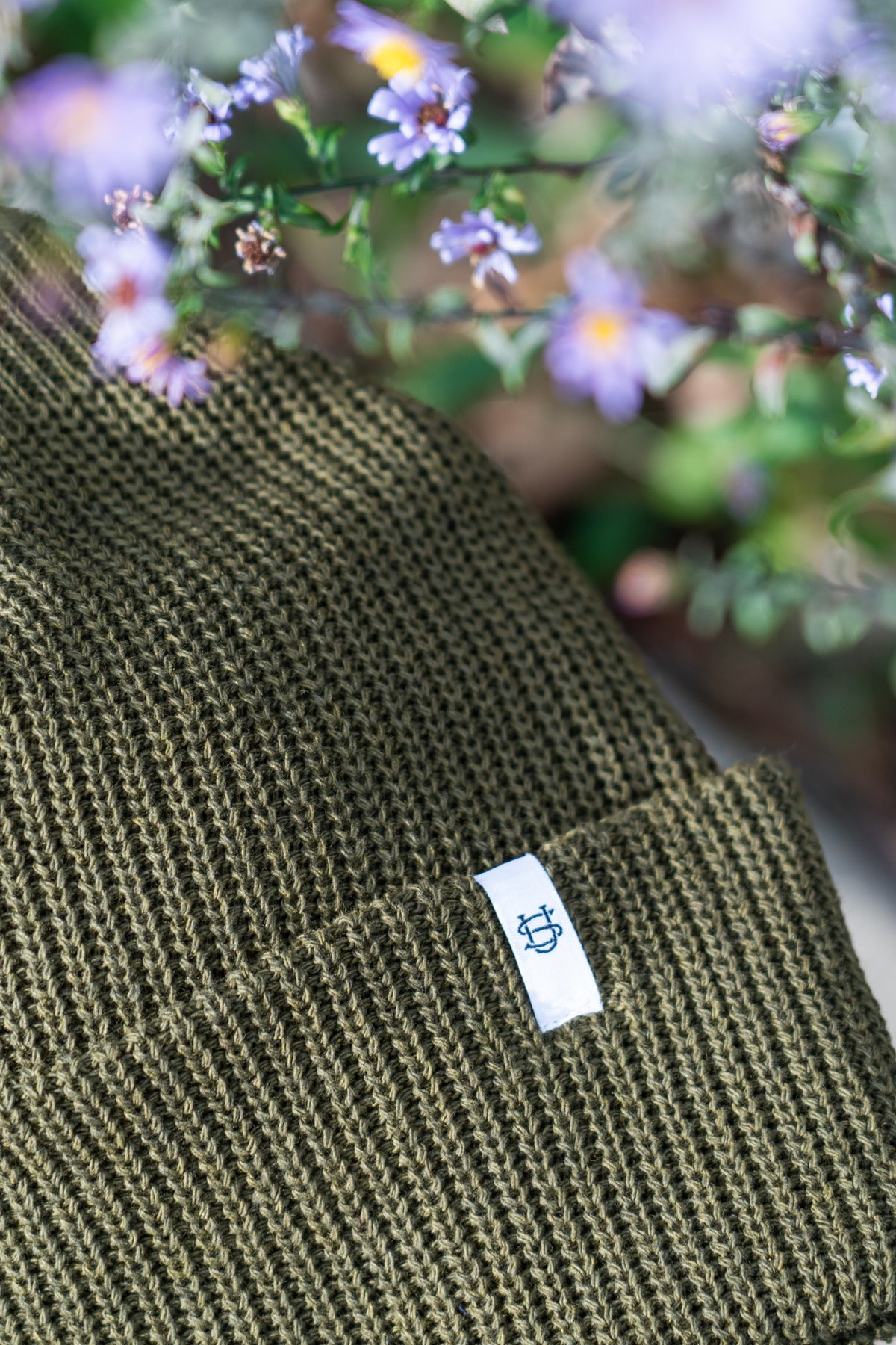 Thicket Green Upcycled Cotton Watchcap