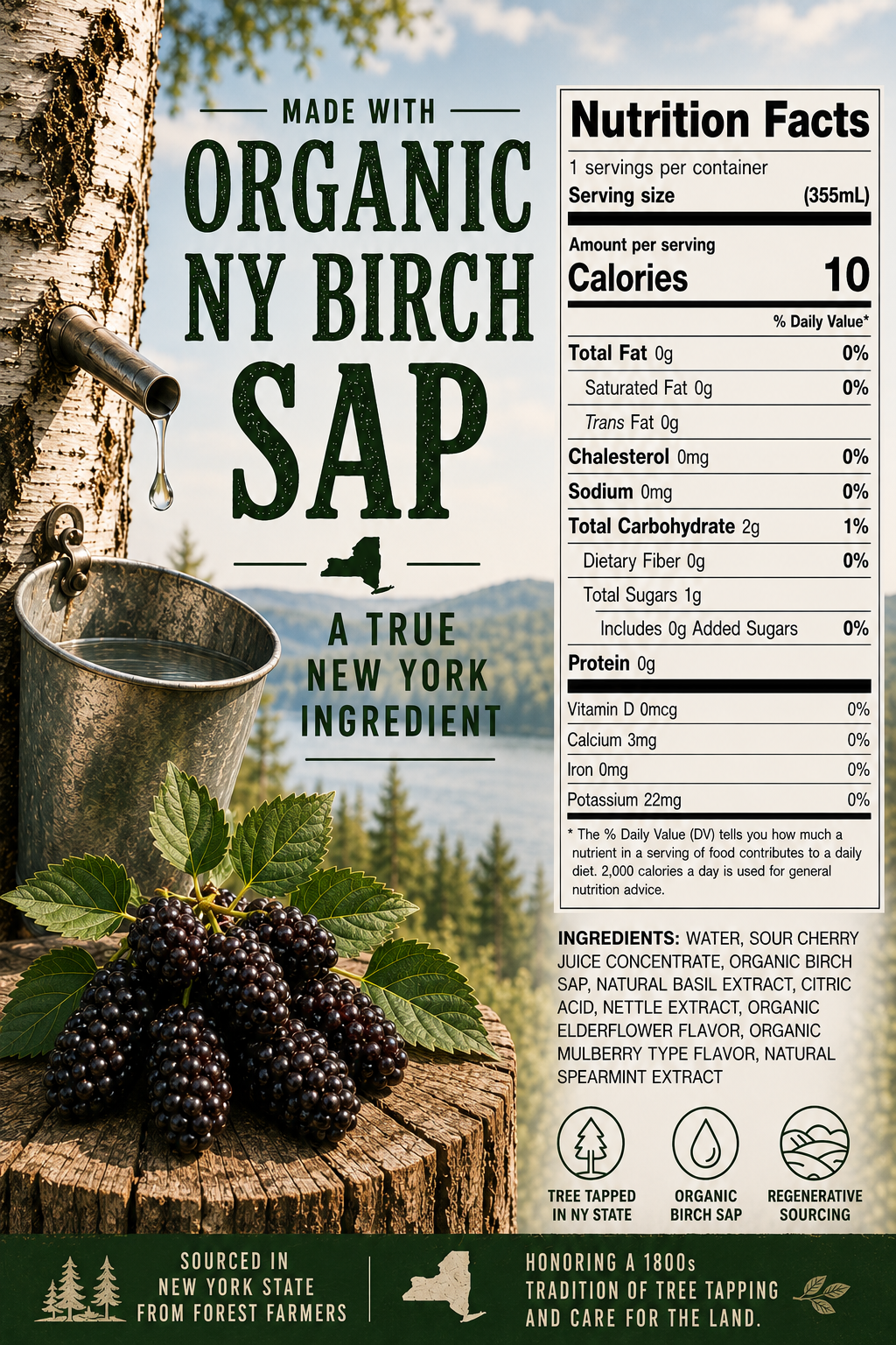 Variety Pack! Birch Sap Seltzer