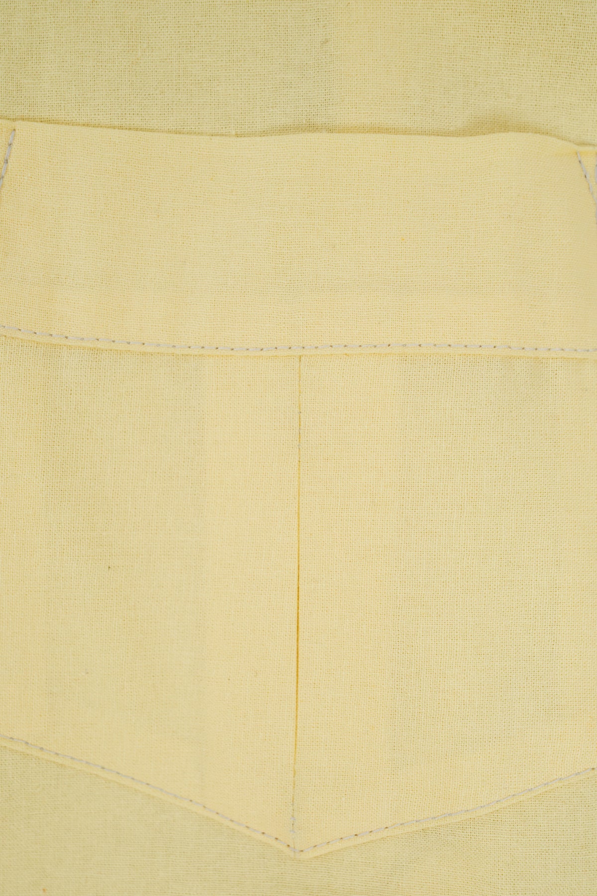 Organic Cotton Poplin Short Sleeve - LEMON