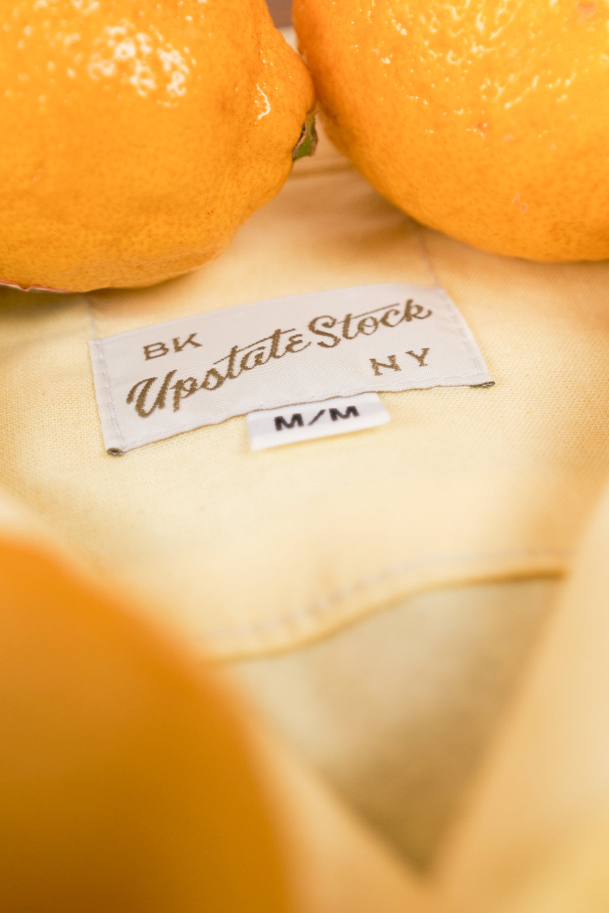 Organic Cotton Poplin Short Sleeve - LEMON