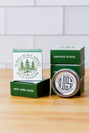 Albany Black Spruce Solid Cologne Pocket Refresher