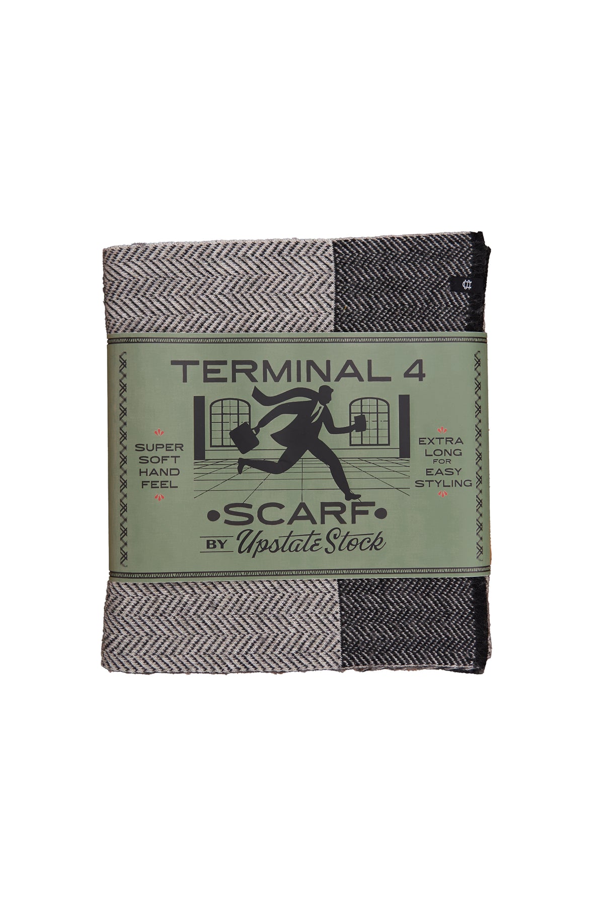Fog Merino Wool and Recycled PET - Terminal 4 Scarf