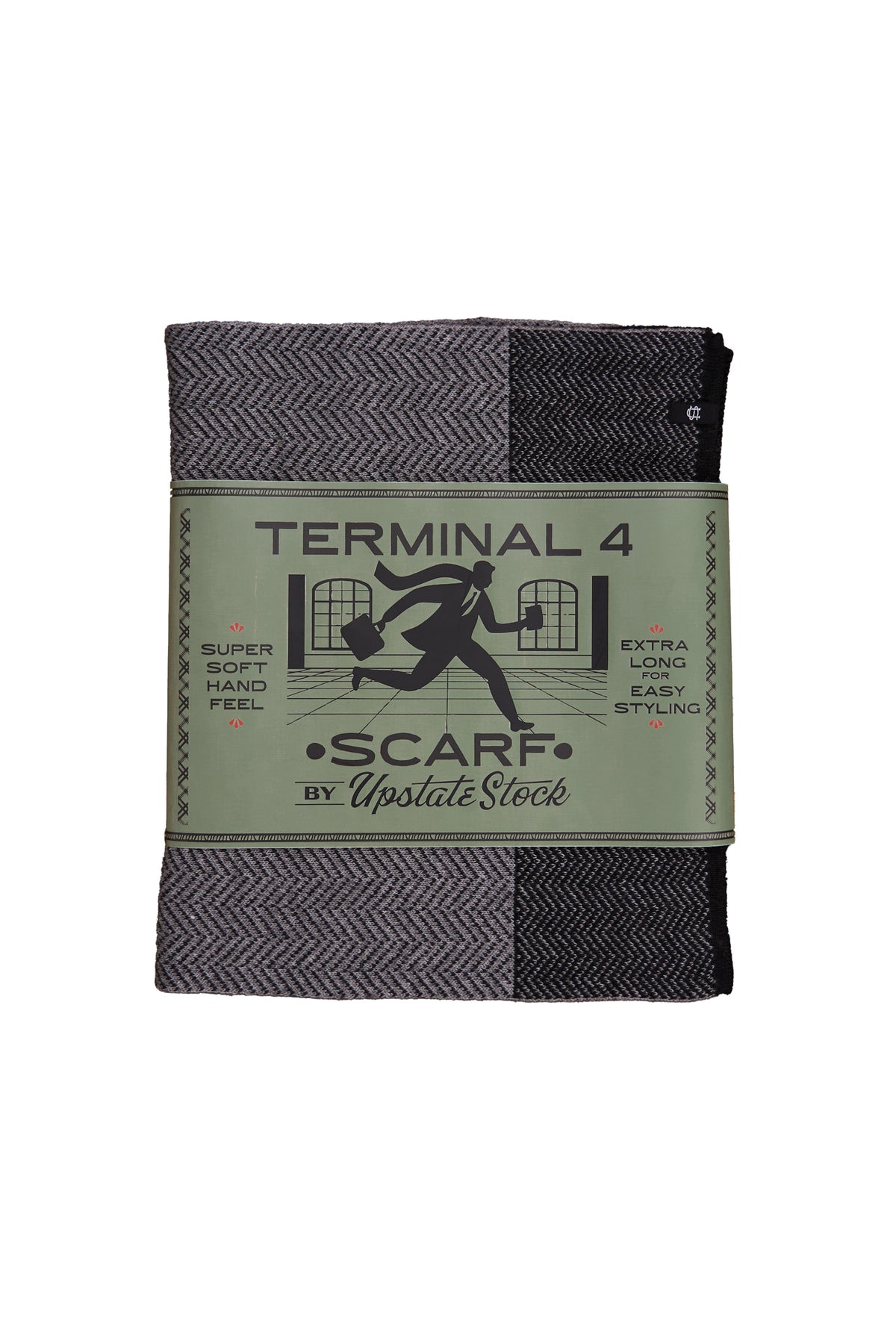 Steel Merino Wool and Recycled PET - Terminal 4 Scarf