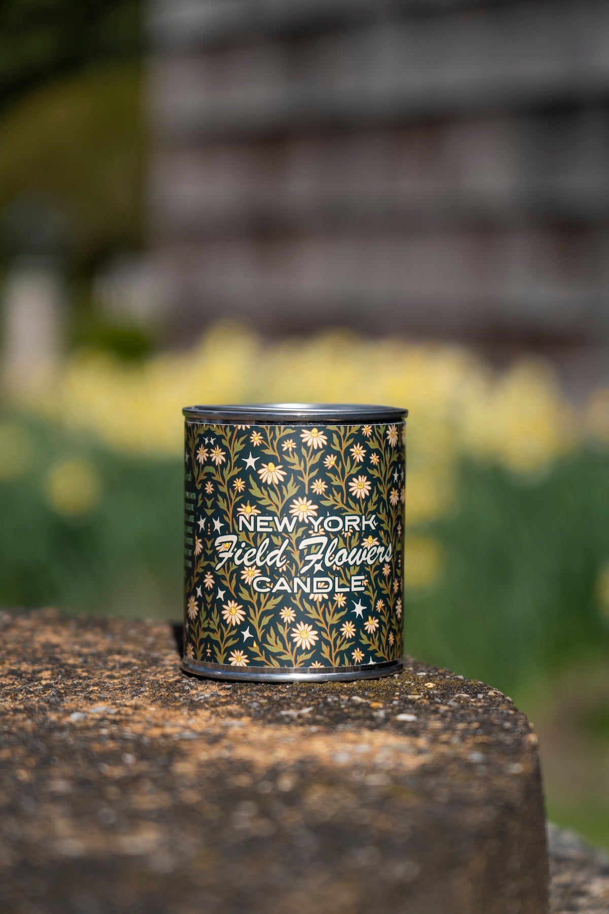 Field Flowers Paint Can Coconut Wax Candle