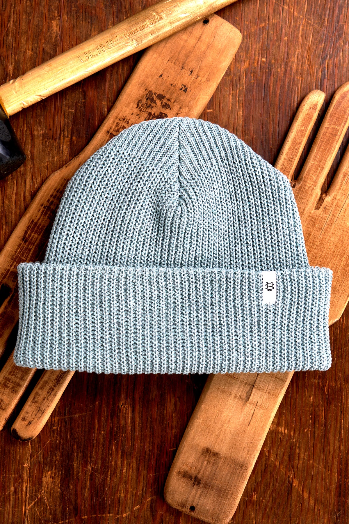 Rondout Creek Blue (Heavy Weight) Upcycled Cotton Watchcap