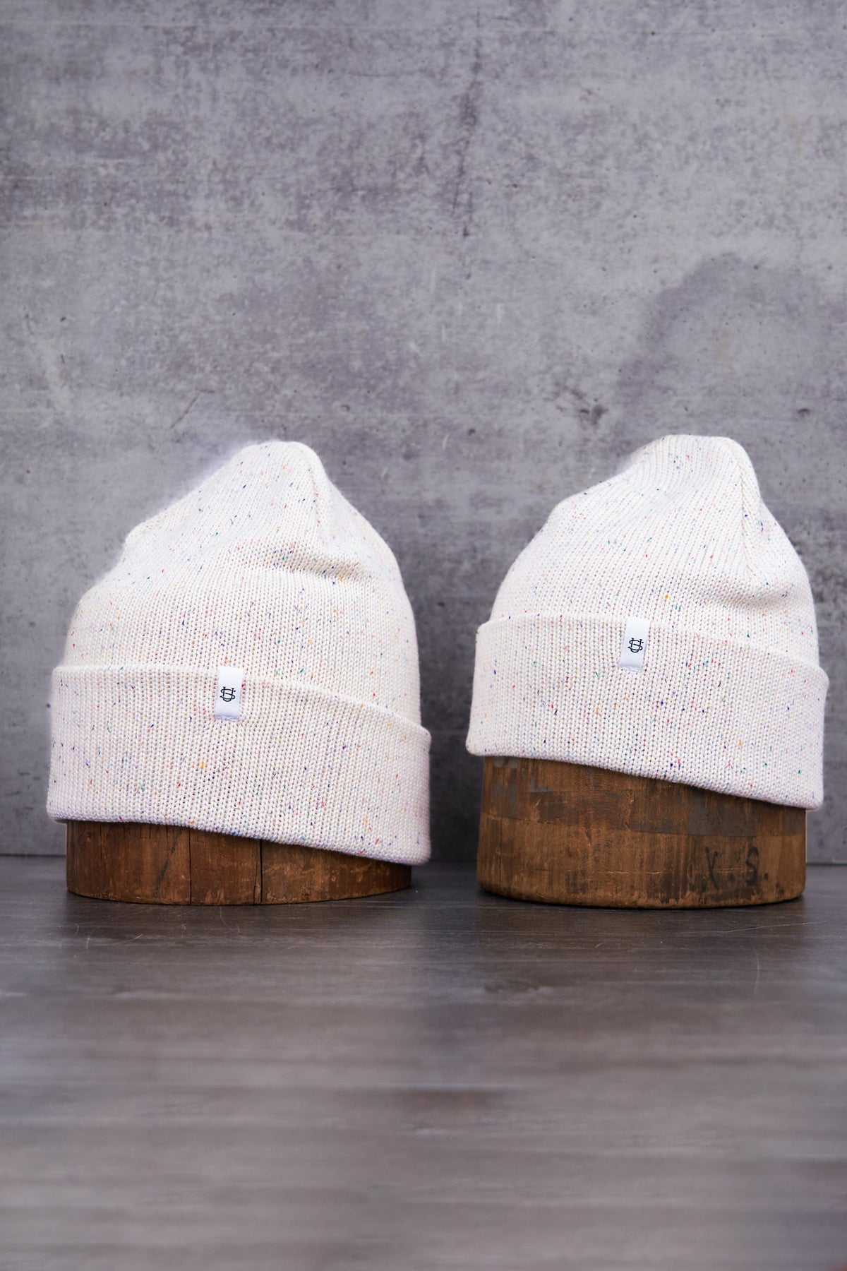 Salt & Pepper Easy Fit Upcycled Cotton Beanie - S/M and L/XL
