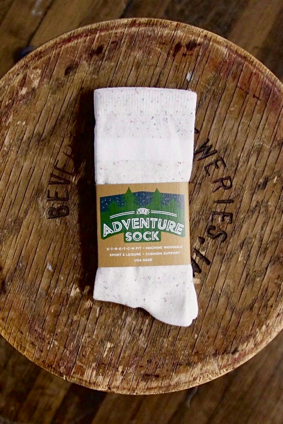 Confetti Adventure Sock Super Fine Gauge Recycled Cotton