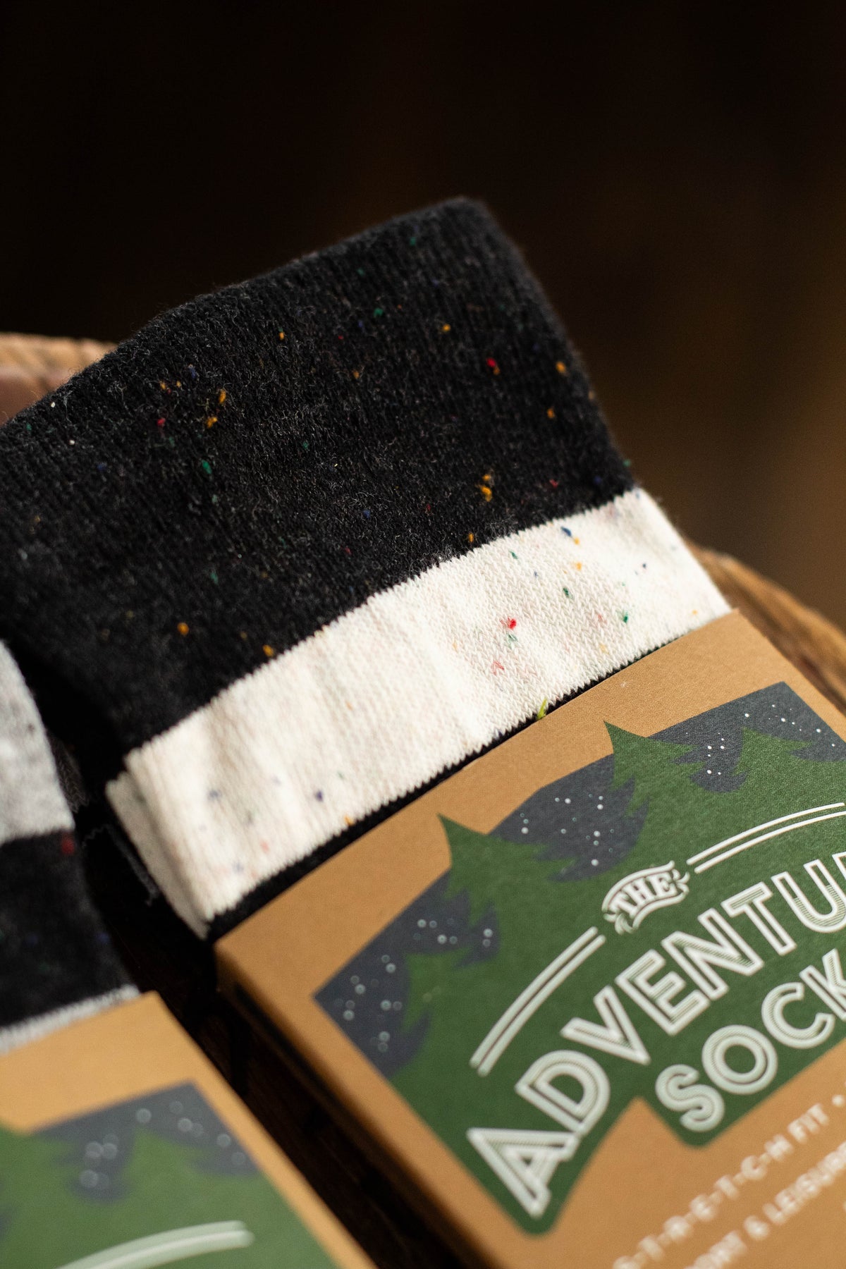 Confetti Adventure Sock Super Fine Gauge Recycled Cotton