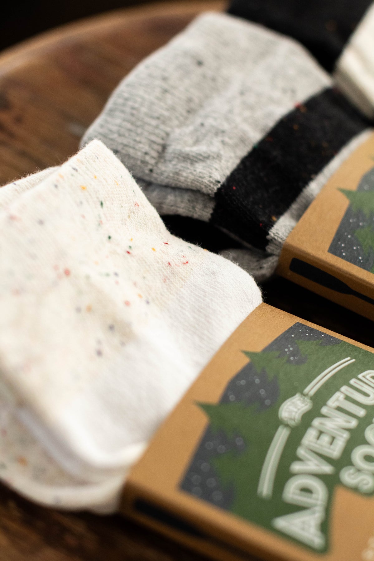 Confetti Adventure Sock Super Fine Gauge Recycled Cotton