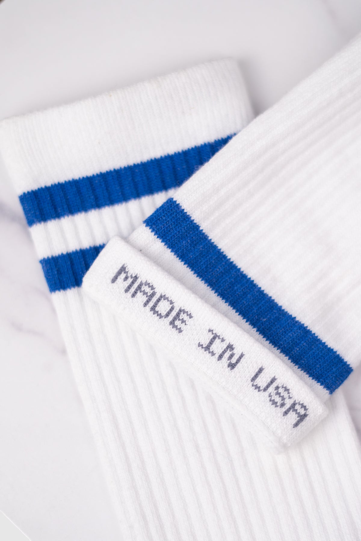 The McCarren Tube Sock - Navy Stripe