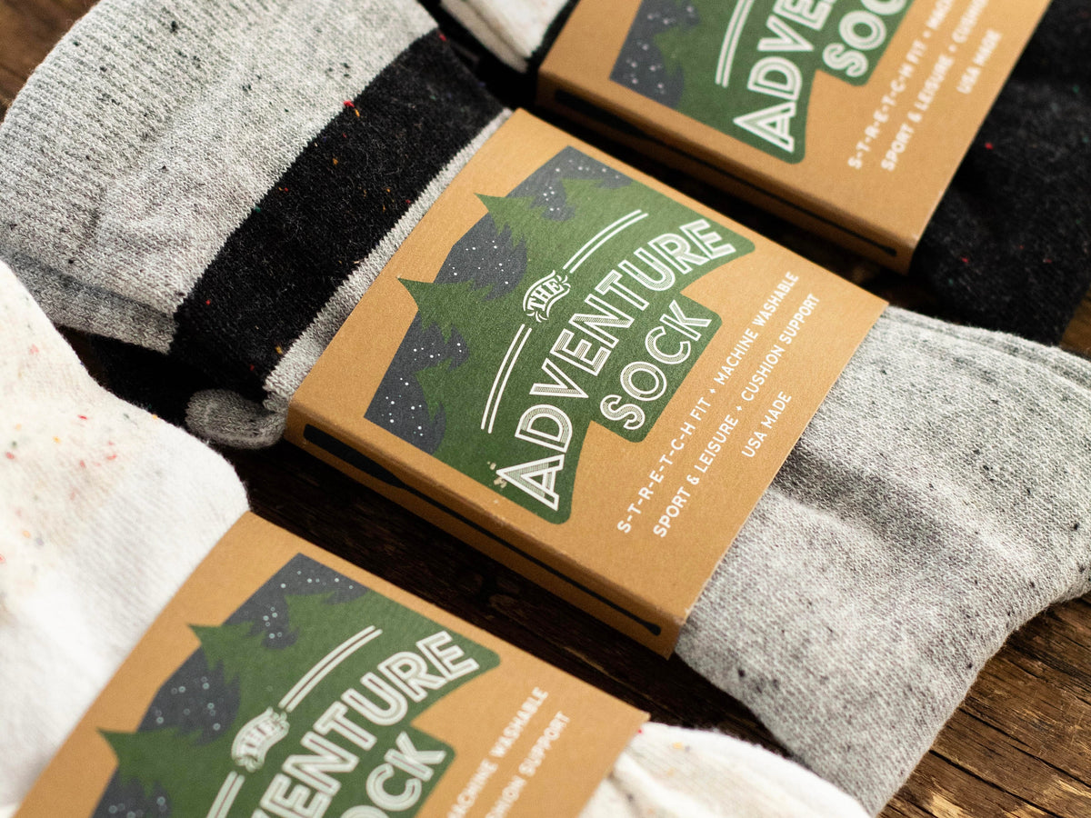 Close up of the Adventure Sock