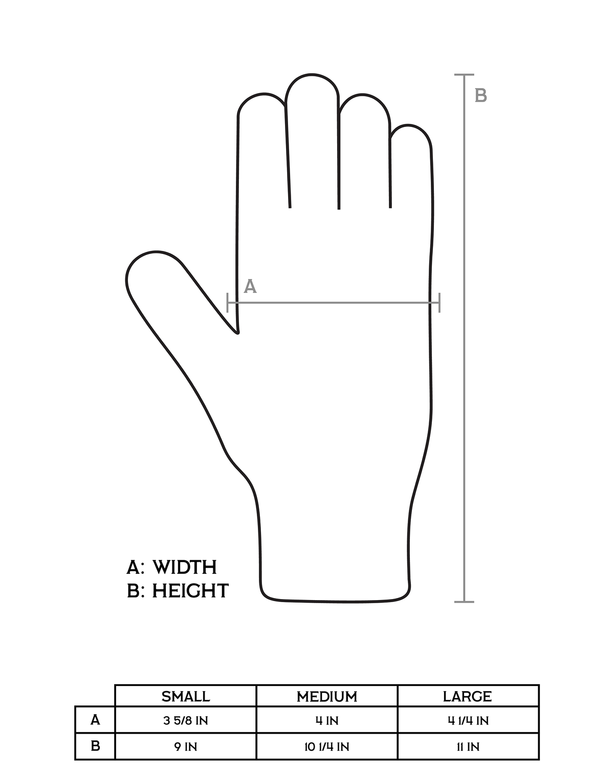 Dark Melange with Natural Deerskin Full Glove
