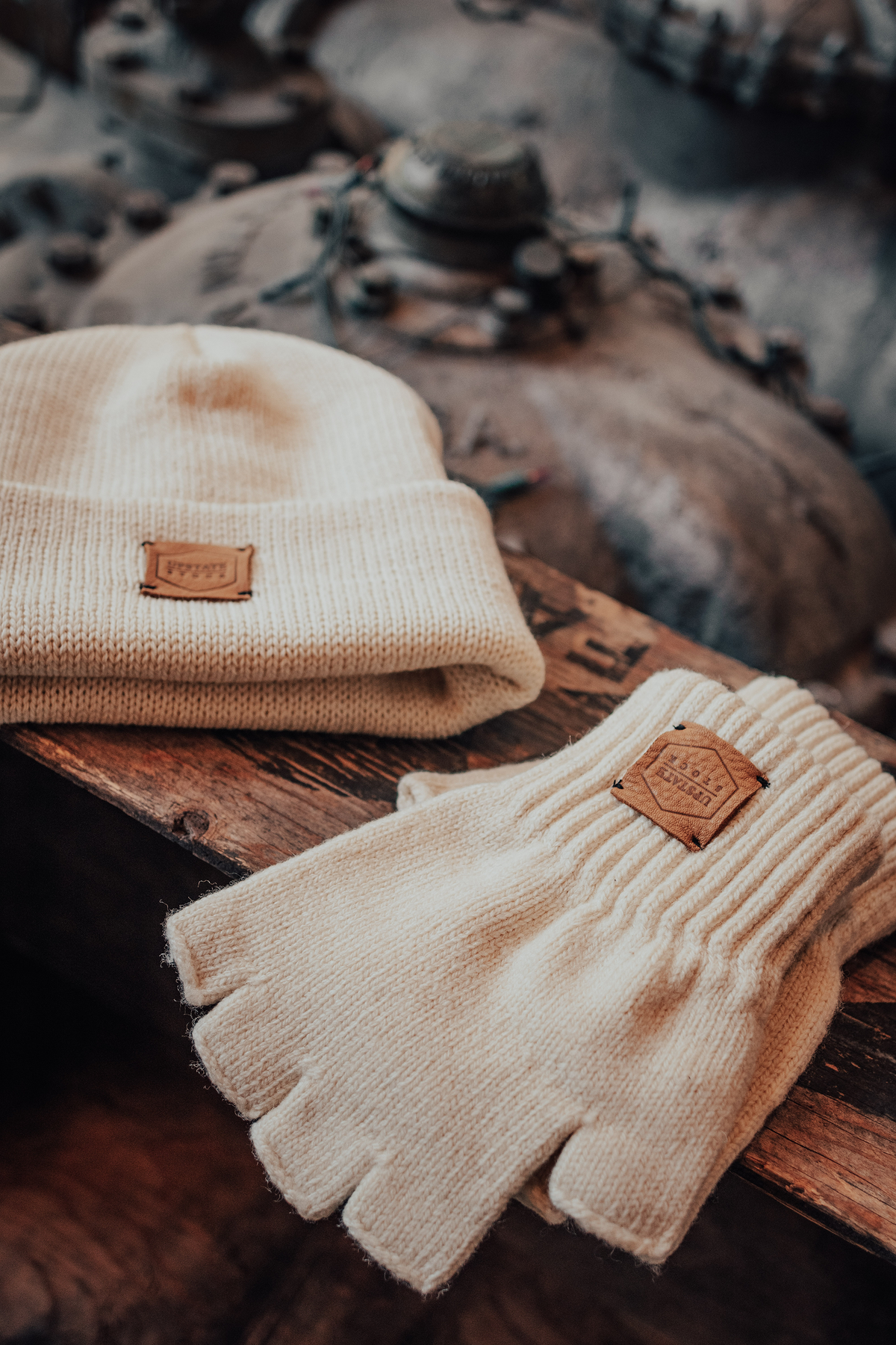 Undyed Yarn Dyed Super Fine Merino Beanie