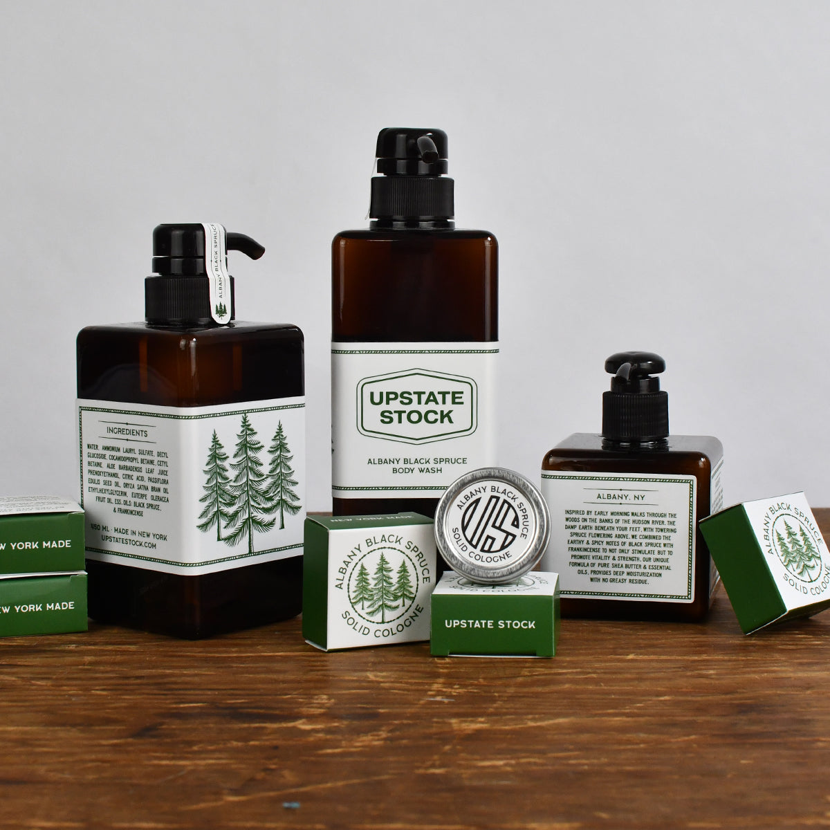 ALBANY BLACK SPRUCE  -  4 Piece Collection