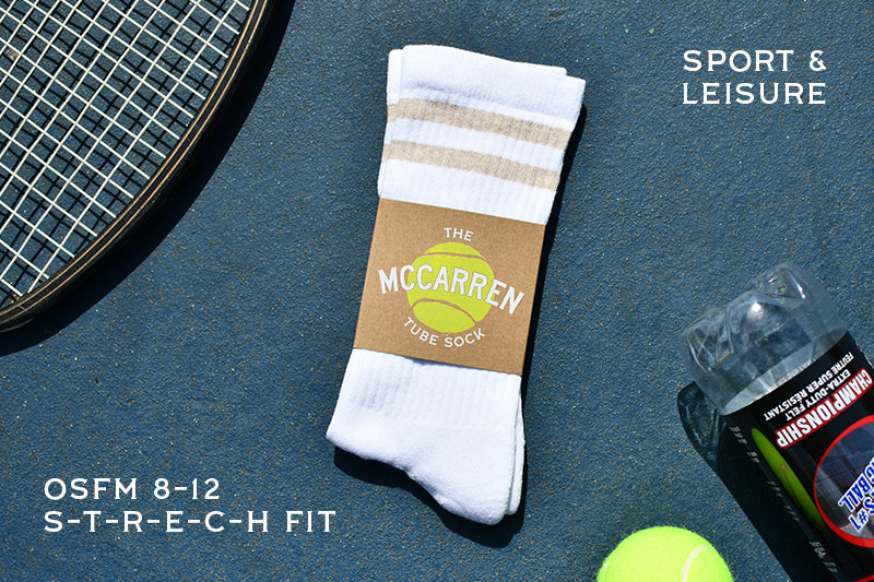 The McCarren Tube Sock - Navy Stripe